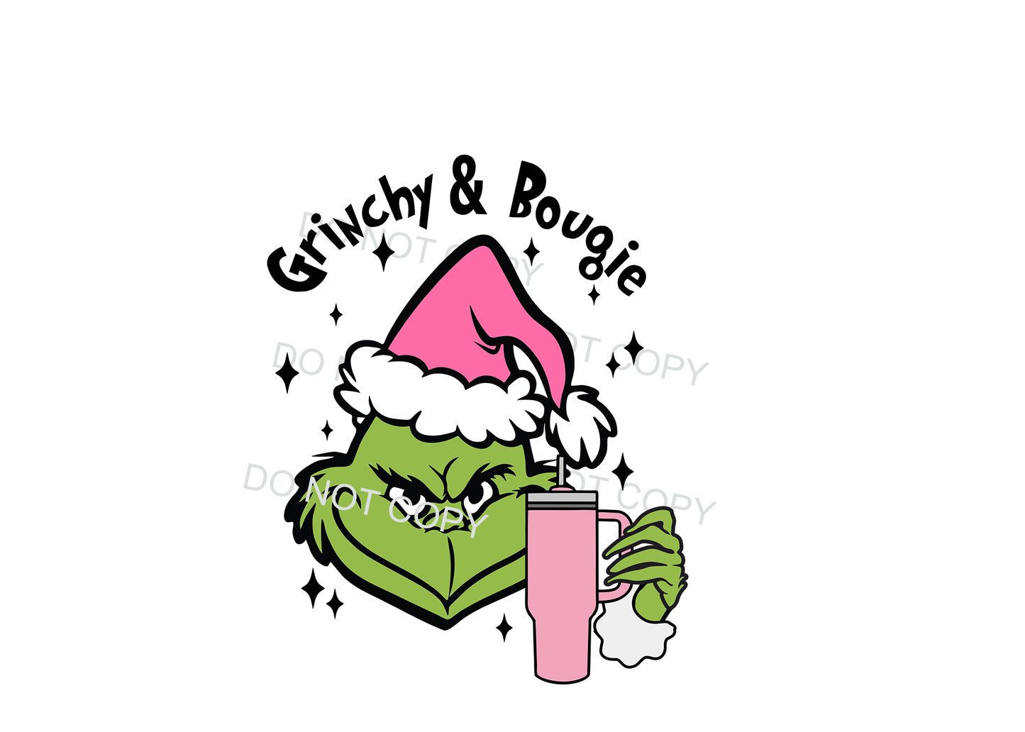 It's The Green Guy Bougie DTF Transfer