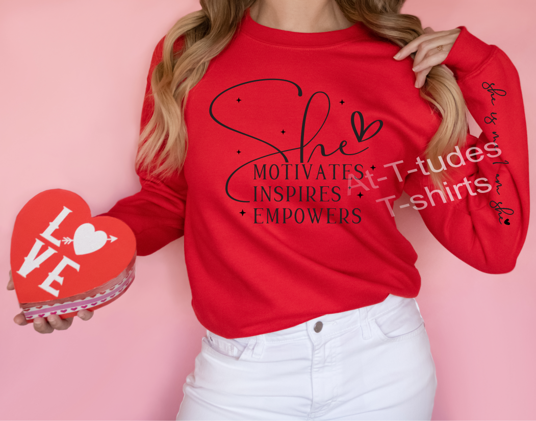 She Motivates, Inspires, Empowers... She is me, I am She