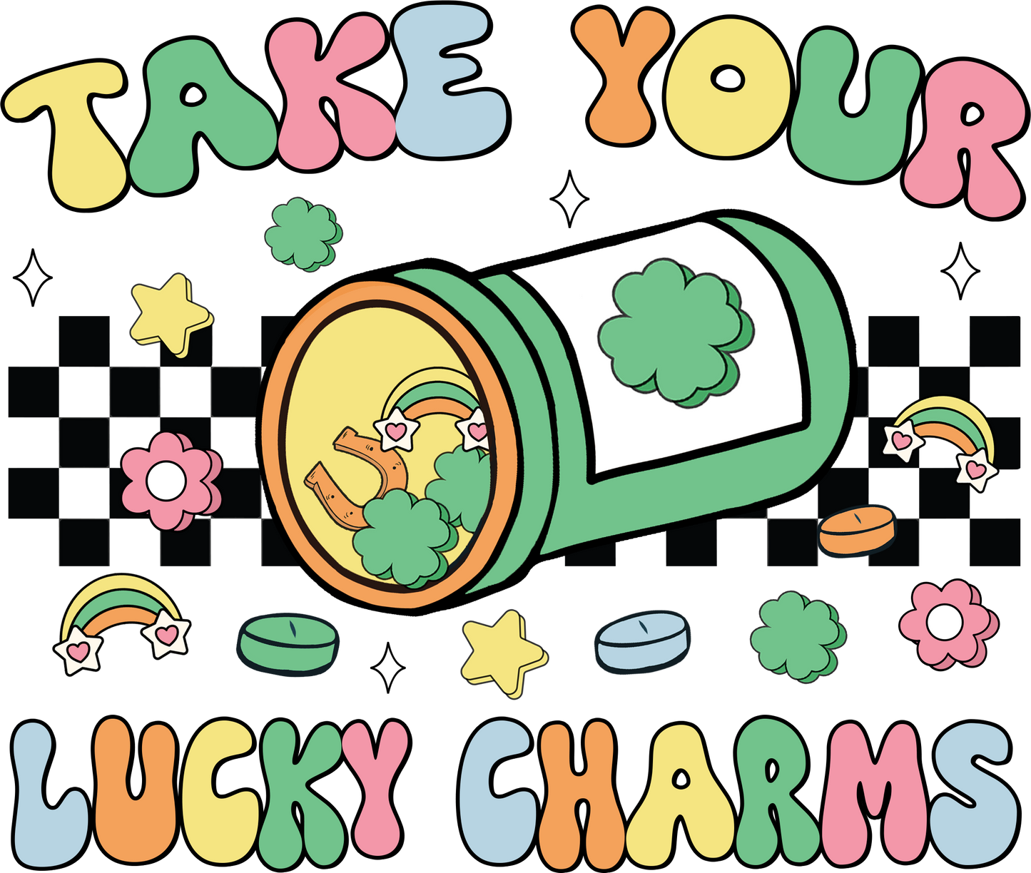 Take Your Lucky Charms St. Patrick's Day Transfer