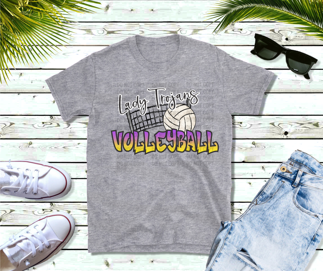 Volleyball Graffiti Fan Shirt