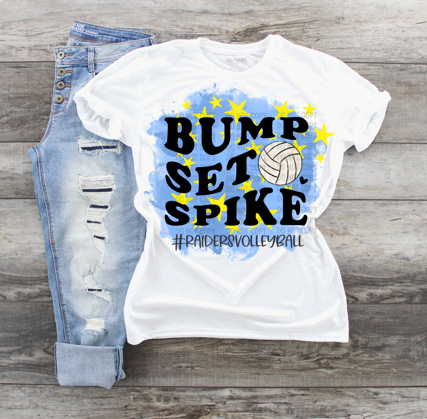 Bump, Set, Spike Volleyball Design