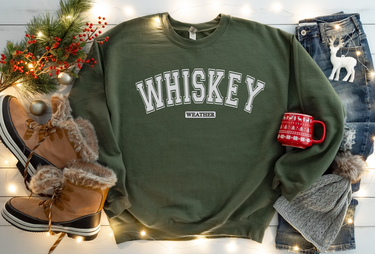 Whiskey Weather Crewneck Sweatshirt